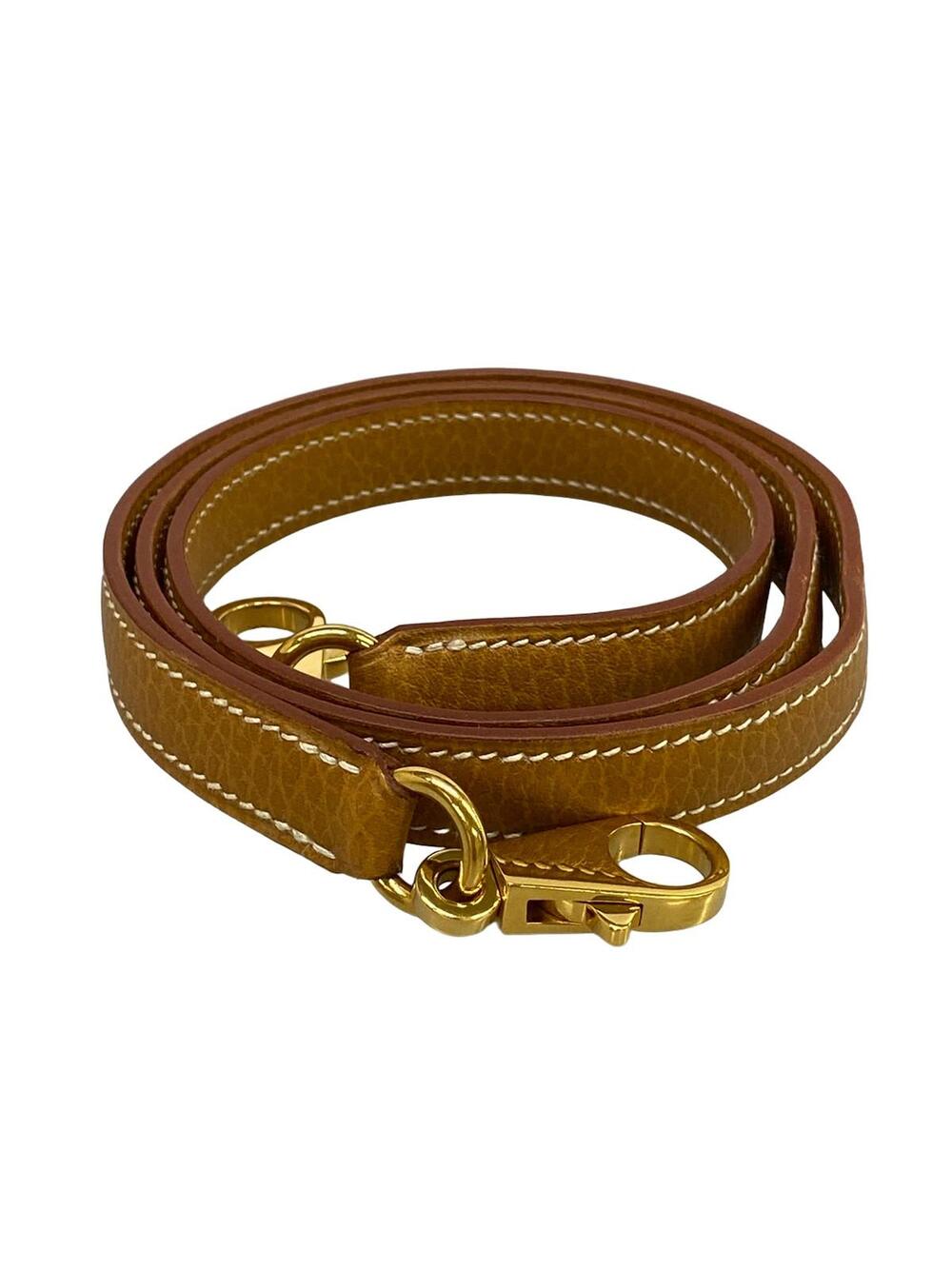 Hermes Brown Gold Leather Hardware 17 #351052H83B